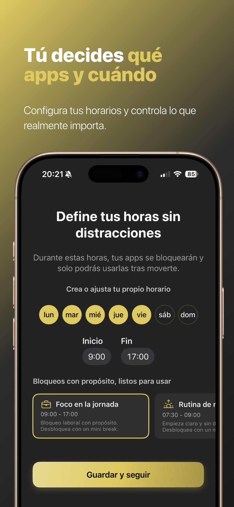 Breaks de movimiento